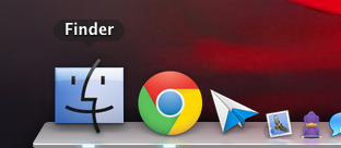 Status Icon für aktive Apps im Dock
